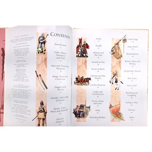 Vintage Exploring History Ancient Weapons Hardcover Book By Will Fowler Hardback - Picture 6 of 13